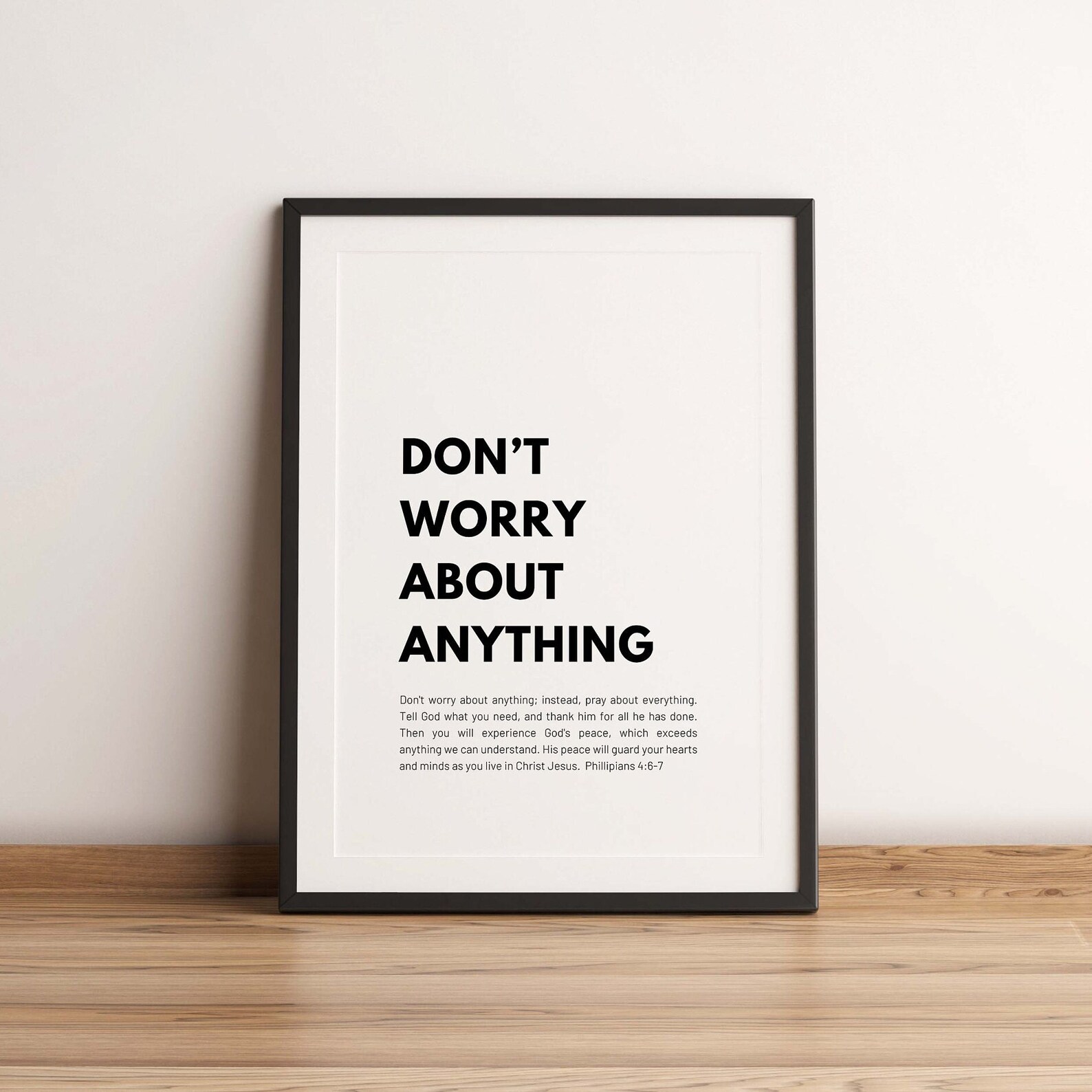 Philippians 4:6-7 NLT Don't Worry About Anything; Pray About Everything ...