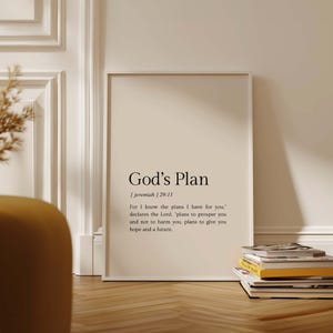 Jeremiah 29:11 NIV Plans to prosper you, Hope and a Future, Bible Verse Wall Art, Christian Wall Art Printable, Scripture Digital Download