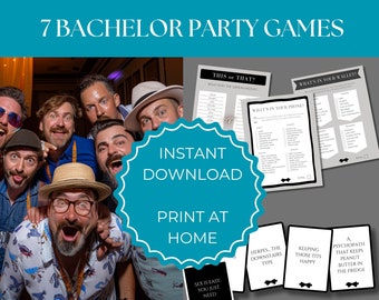 Druckbare Junggesellenabschied Spiele, Junggesellenabschied Ideen, Bräutigam Party Spiele Bundle, Junggesellen gegen Hochzeiten