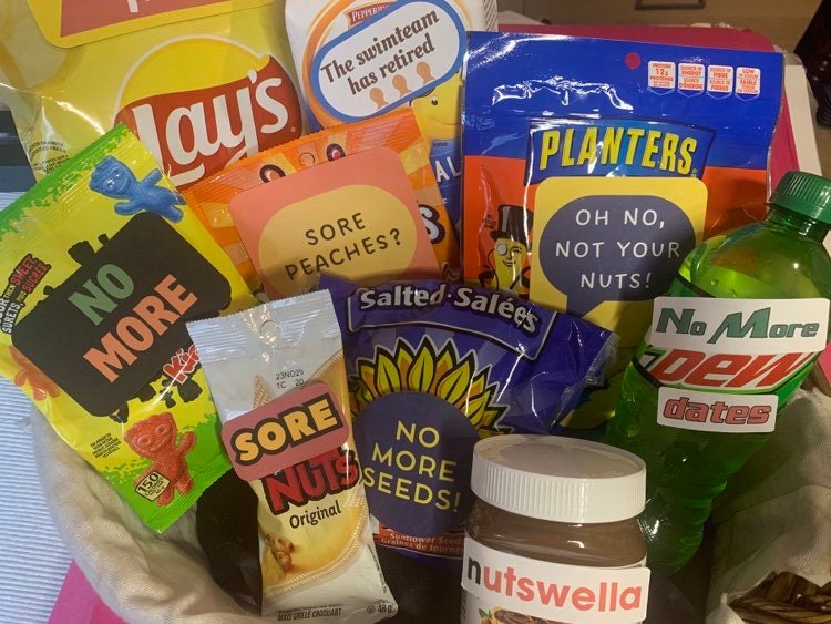 Digital Vasectomy Care Package, DIY Funny Vasectomy Food & Drink Gift