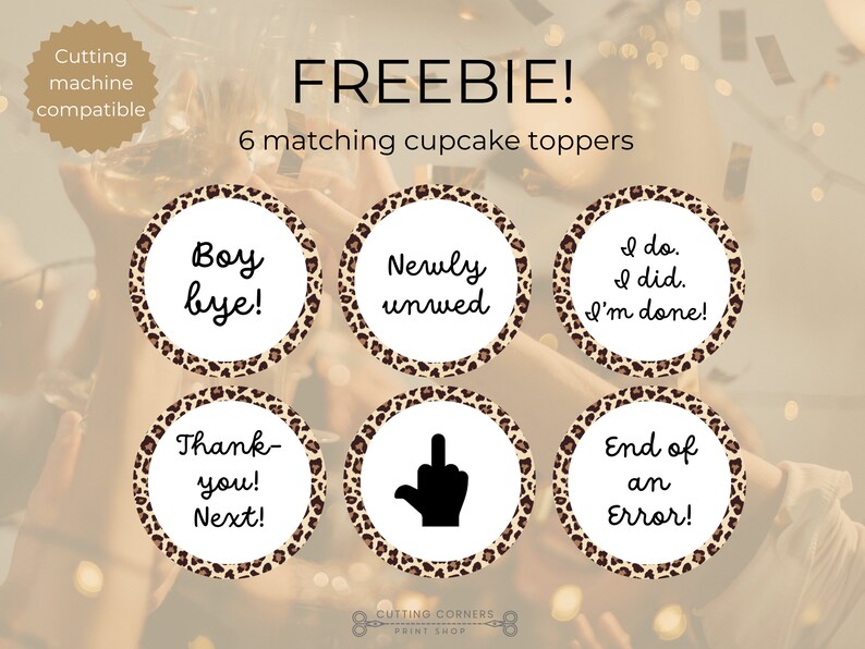 10 Printable Divorce Party Games Bundle, Funny Breakup Games, Divorcee