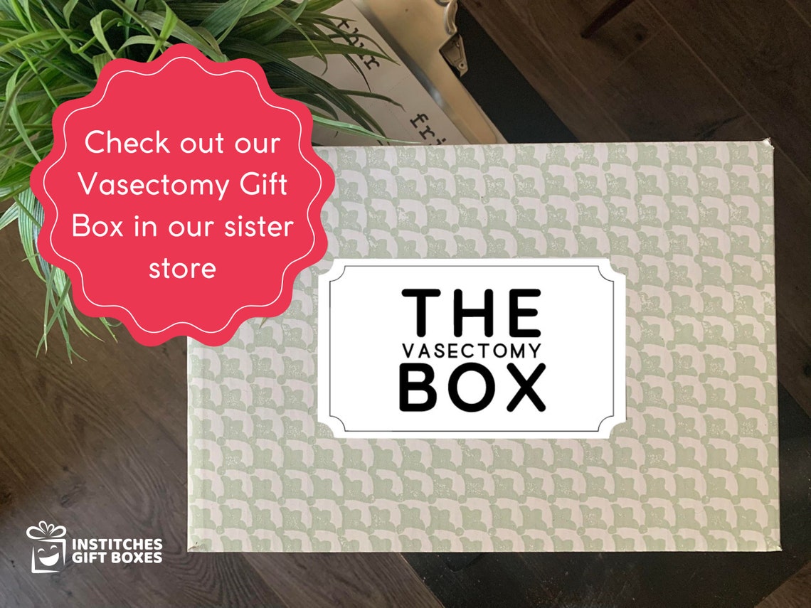 Digital Vasectomy Care Package, DIY Funny Vasectomy Food & Drink Gift