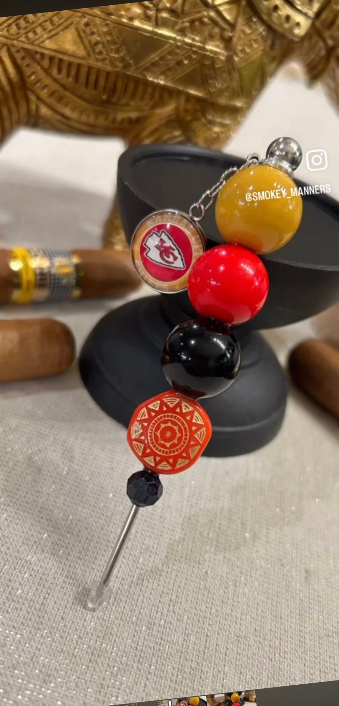 NFL Cigar Poker, Kansas City Chiefs, Cigar Accessories, Cigar Gifts