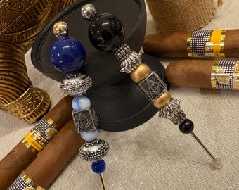 Cigar poker, Masonic cigar accessories, cigar gift, Father’s Day gift, birthday gift.