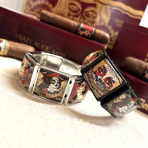 Drew Estate Cigar Label Bracelet, Deadwood Fat Bottom Betty Accessory