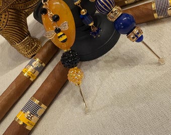 Cigar accessories for her, cigar gifts, Mother’s Day gift, birthday gift, cigar poker, cigar pick.