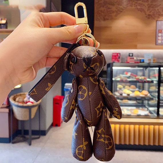 Luxury Bear Keychain Leather Bear Keychain for Designer -  Israel