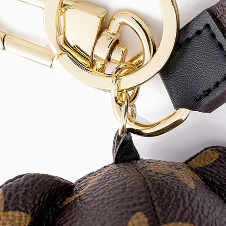 Luxury L/V Bear Bag Charm Keychain Bag Zipper Chain L/V Monogram