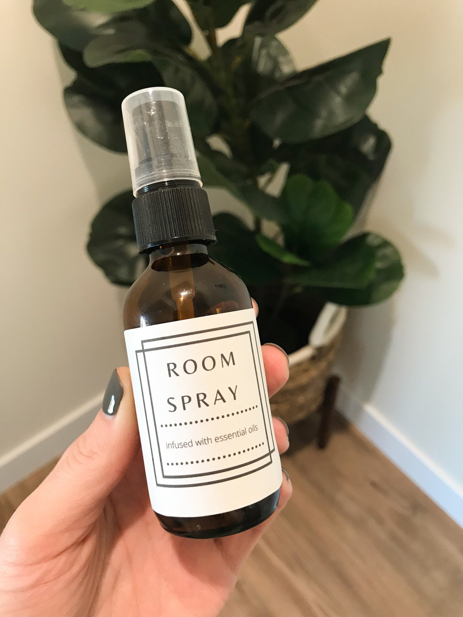 INSTANT DOWNLOAD Printable Room Spray Label DIY Gift Essential Oil