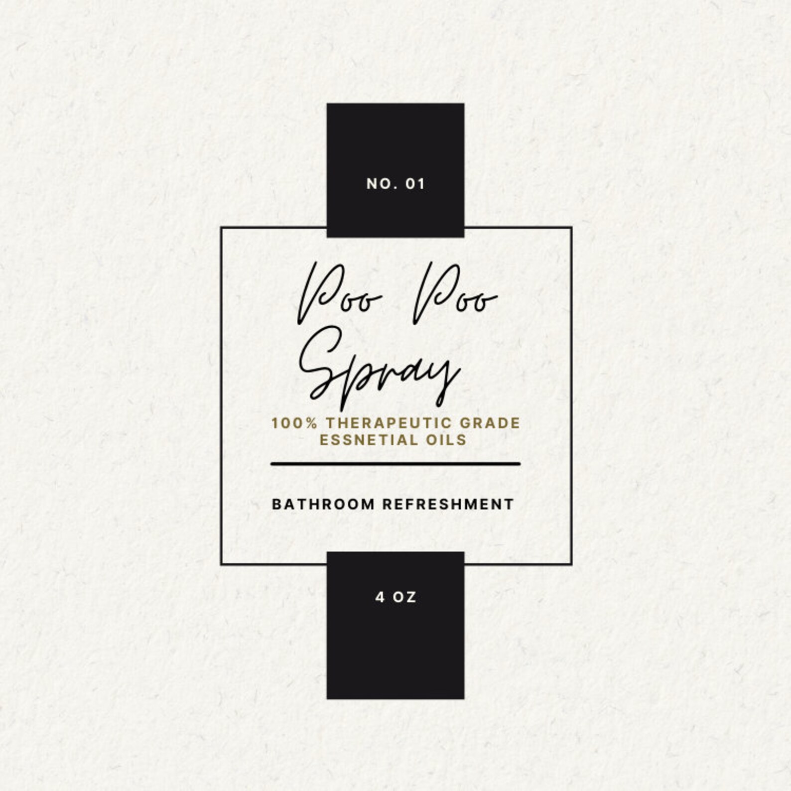 Printable PDF Label Poo Poo Spray Bathroom Spray Room - Etsy