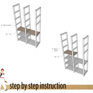 DIY Shoe & Boot Rack Plans PDF | Entryway Storage Shelf | Printable Woodworking Plans | Instant Download image 9
