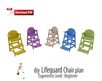 Plastic 2024 lifeguard chair