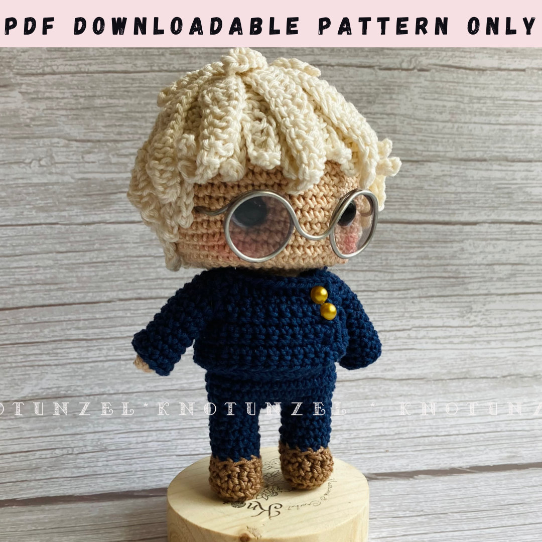 Dedoche de Amigurumi dos personagens do Attack on titan