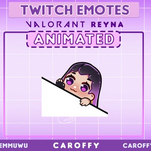 Niedliche ANIMIERTE Tapferin Reyna Bongo Emote | Twitch, Discord