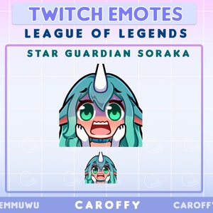 Cute Star Guardian Soraka Emote | League of Legends | Twitch, Discord, Youtube