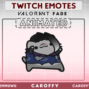 Cute ANIMATED Valorant Fade Emote | Cat Dance | Twitch, Discord