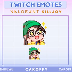 Cute Valorant Killjoy Emote | Wow | Twitch, Discord, Youtube