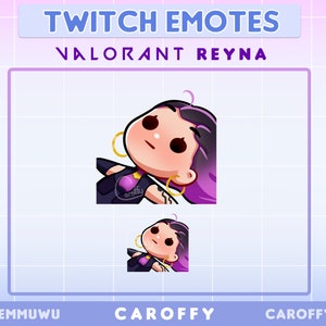 Cute Valorant Reyna Emote | Dode | Twitch, Discord, Youtube