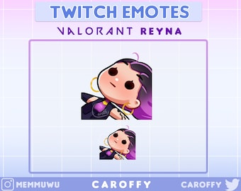 Cute Valorant Reyna Emote | Dead | Twitch, Discord, Youtube
