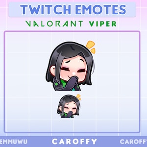 Cute Valorant Viper Emote | Laugh | Twitch, Discord, Youtube