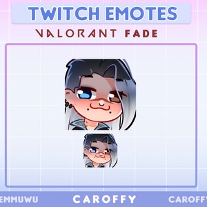Cute Valorant Fade Emote | Smug | Twitch, Discord, Youtube