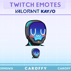 Cute Valorant KAY/O Emote | UwU | Twitch, Discord, Youtube