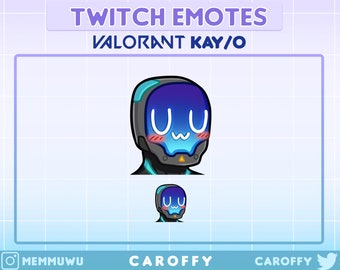 Cute Valorant KAY/O Emote | UwU | Twitch, Discord, Youtube