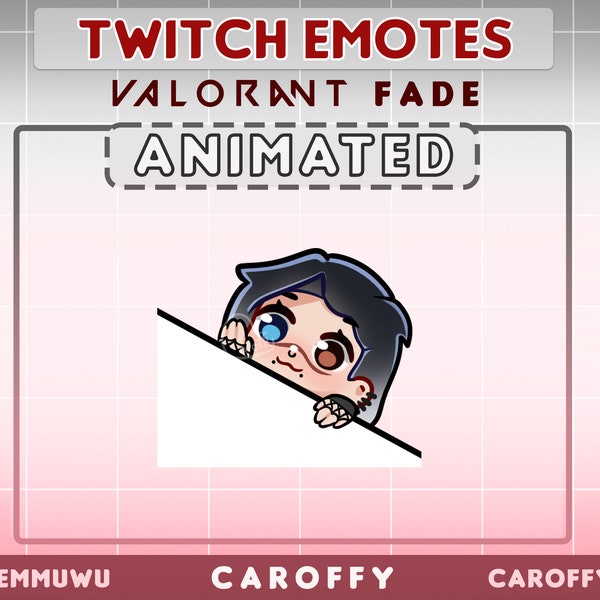 Cute ANIMATED Valorant Fade Bongo Emote | Twitch, Discord