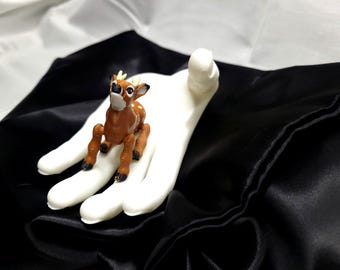 Deer Flexi Fidget Keychain Pocket Animal - Couples Flexi Keychains