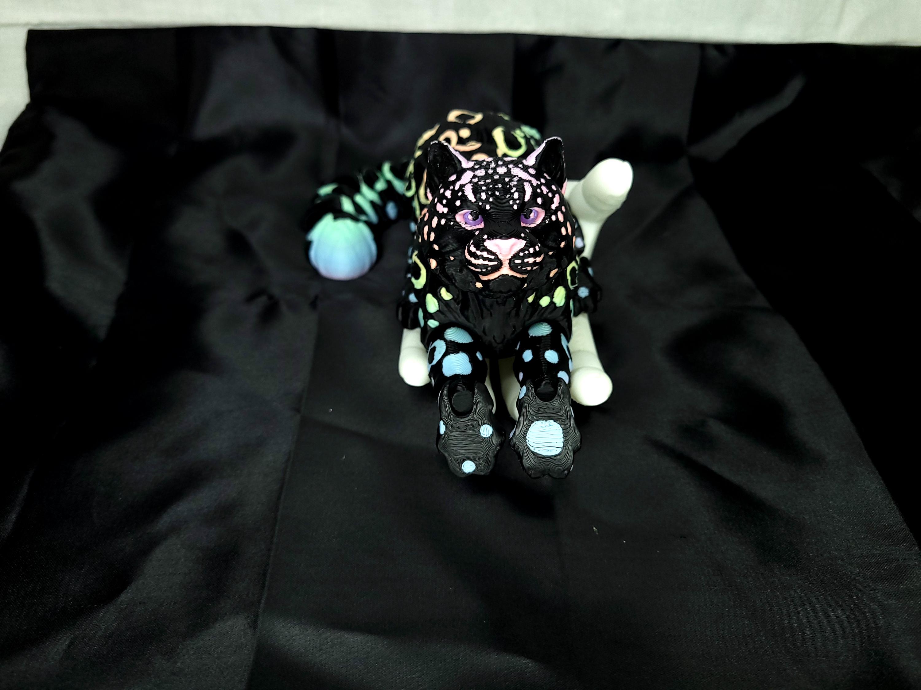 Special Large Snow Leopard Flexi Animal- Articulated Small