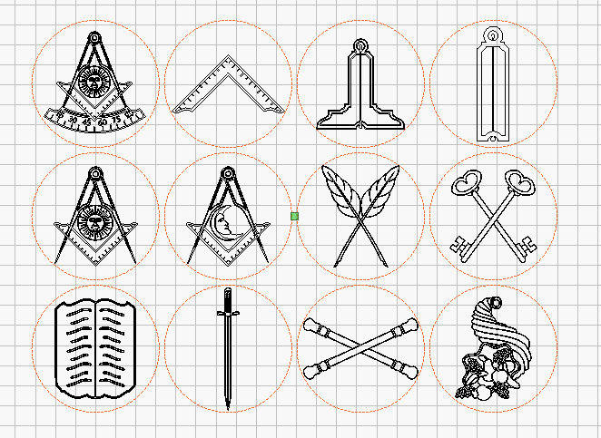 Masonic Jewel SVG DXF Files | Digital Files ONLY | Blue Masonic Jewel SVG DXF Files | Digital Files ONLY | Blue