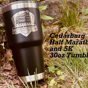 Cedarburg Half Marathon And 5K 30oz Tumblers | 8 Colors Available