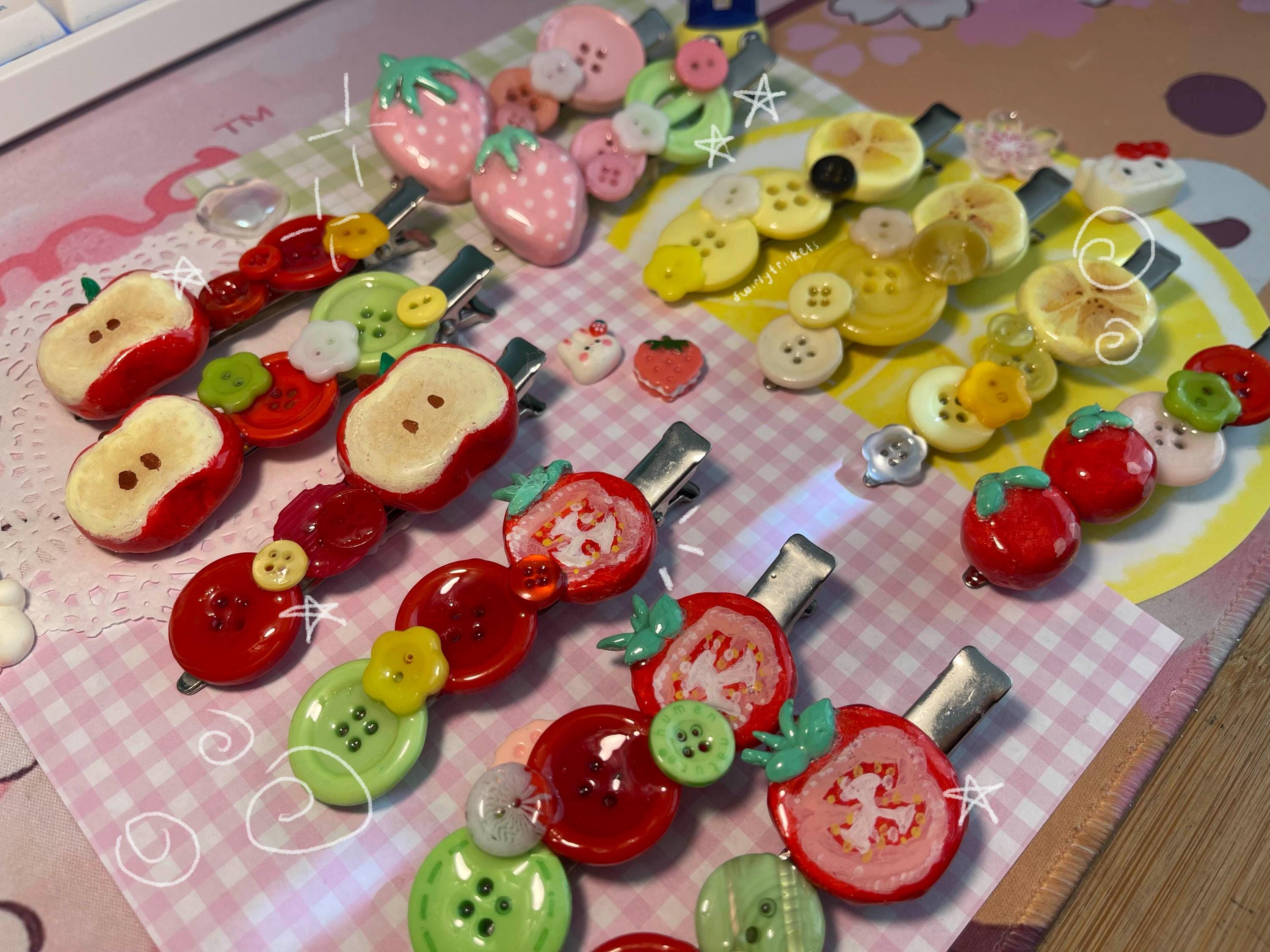 Fruity Button Clips ⋆