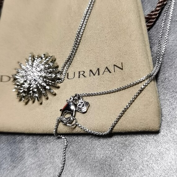 David Yurman Sterling Silver Diamond 