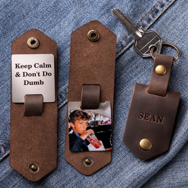 Have Fun Be Safe, Personalized Funny Keychain, Custom Name Keychain