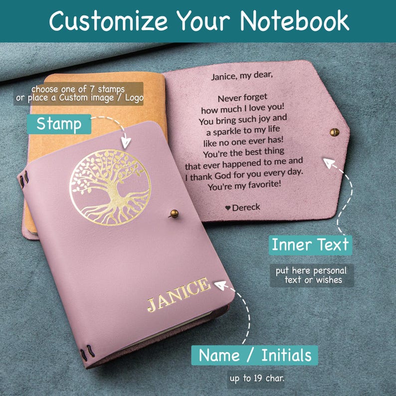 Personalized Retirement Gift Leather Journal for Him, Retirement Gift Journal, Retirement Gift