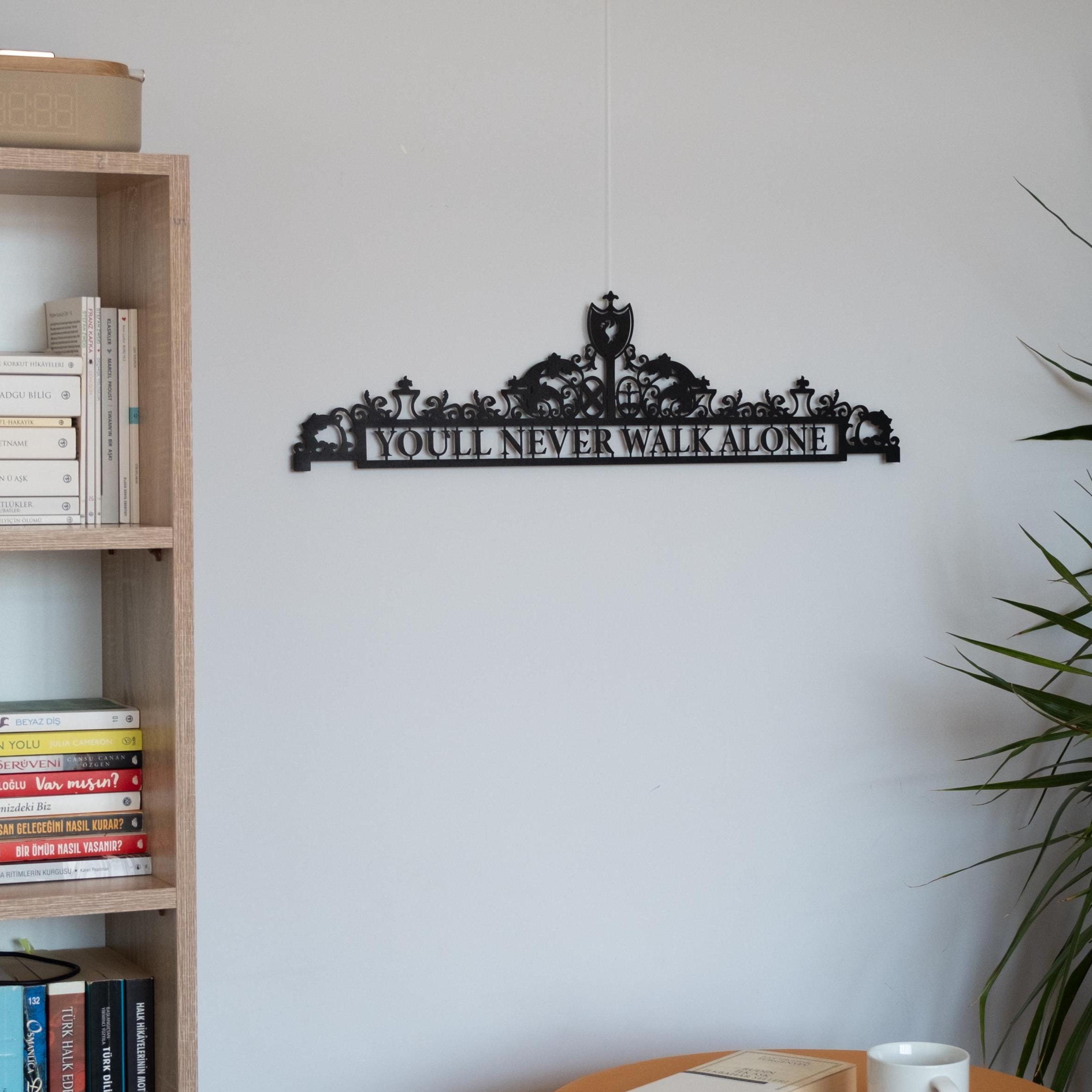 You'll Never Walk Alone Sign - Anfield Road Lovers Metal Wall Art