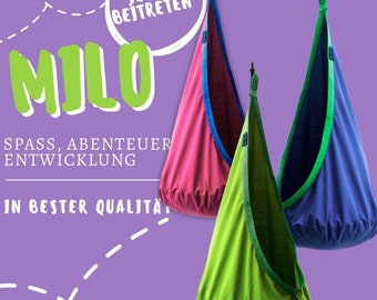 Potenza Milo Cocoon hanggrot voor kinderen hangstoel met kussen 100% katoen max 100kg