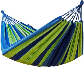 Potenza outdoor hammock 220 x 160 cm, load capacity up to 200 kg double hammock XXL