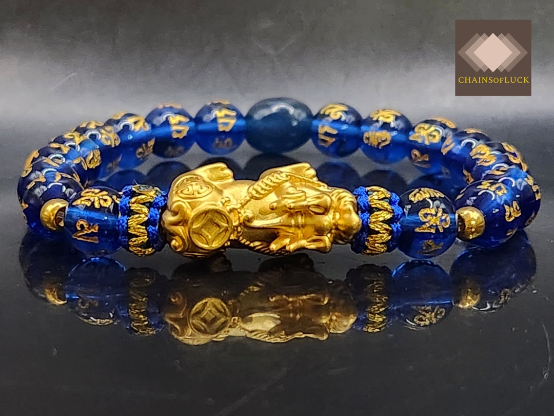24K Real Feng Shui Bracelet Real Gold Bracelet 24K Pixiu Bracelet