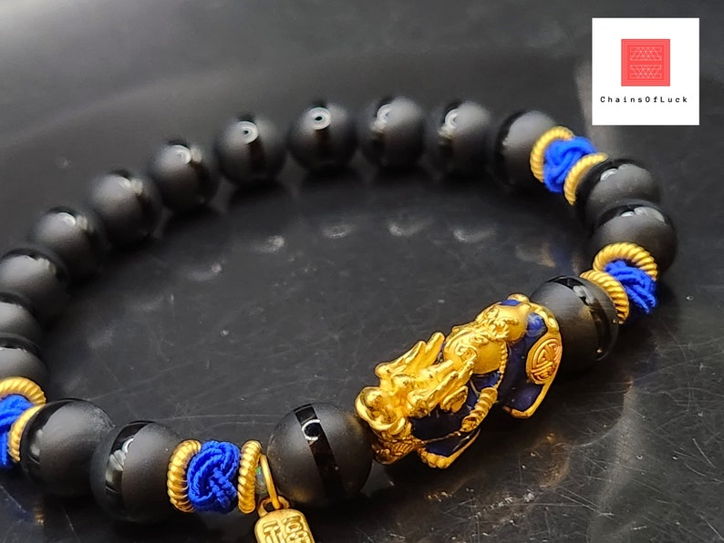 24K Real Feng Shui Bracelet 24K Real Gold Bracelet 24K Pixiu Etsy