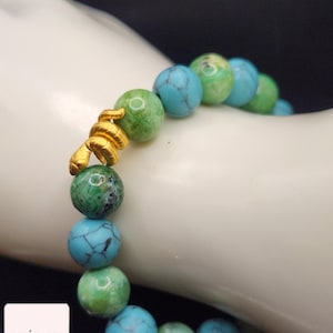24K Solid Gold Armband Pure Gold Jahr der Schlange Armband Glück Armband Reichtum Armband 24K Gold Echt Feng Shui Armband