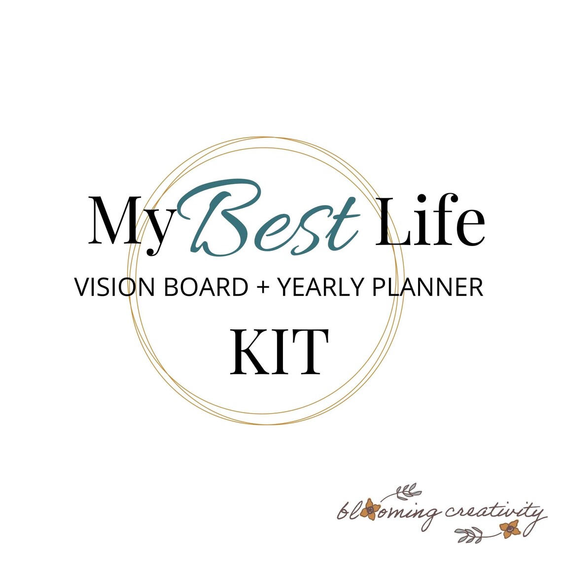 Vision Board, Vision Board Kit, Vision Board Printables, Goal Planner