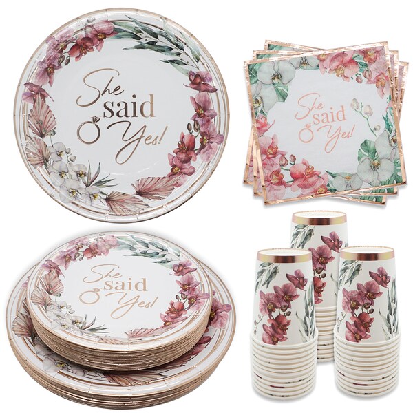 Bridal Shower Plates and Napkins Etsy