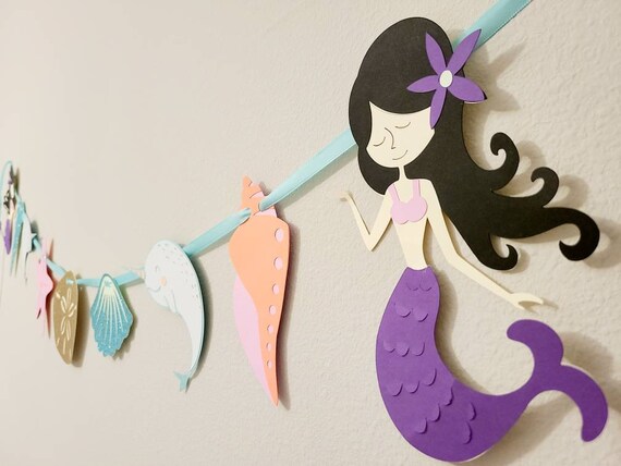 Mermaid Party Banner - Etsy