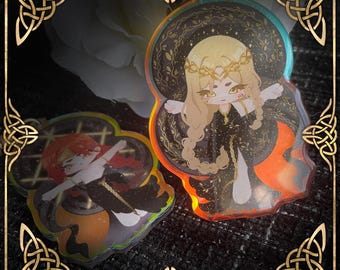 Elden Ring - Marika / Radagon double sided keychain