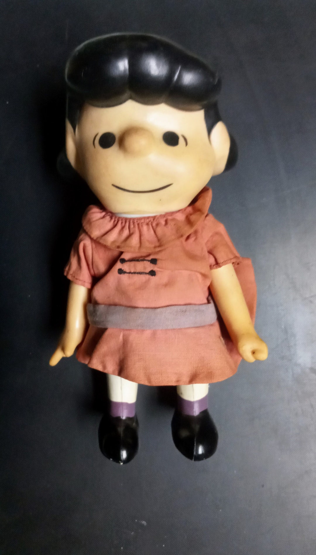 1966 Peanuts Lucy Doll United Features Pocket Doll Etsy