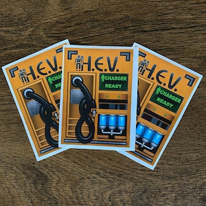 Half Life H.E.V Decal Sticker | 11cm x 8cm