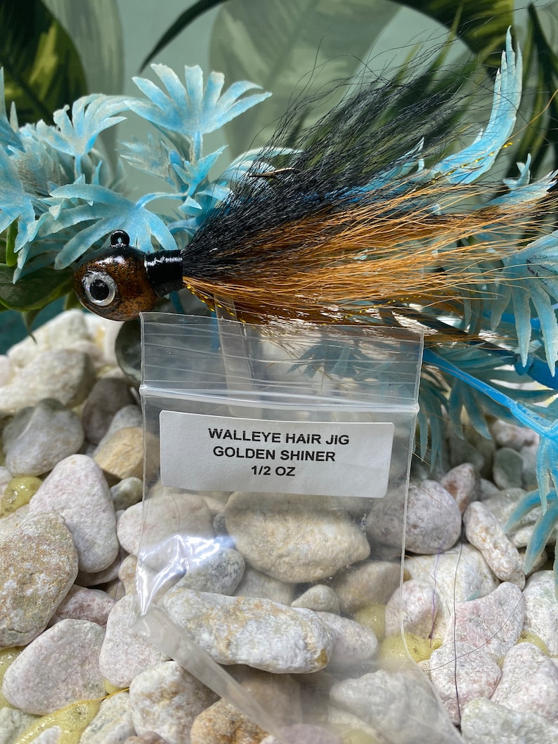 Walleye Hair Jigs Etsy