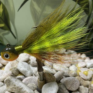 Walleye hair jigs